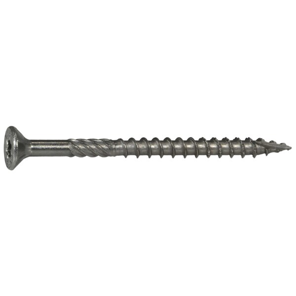 Saberdrive Deck Screw, #9 x 2-1/2 in, 18-8 Stainless Steel, Flat Head, Torx Drive, 2130 PK 51818 - main